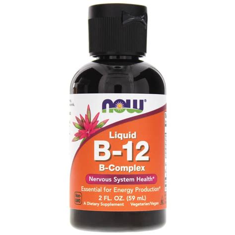 Liquid B12 B Complex Now Foods