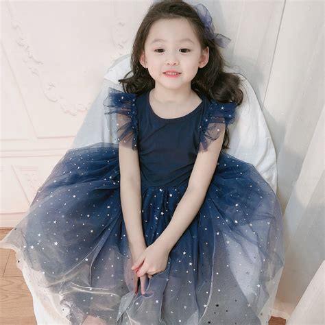 12-year-old-girl-models-star-sleeveless-baby-frock-design-party-dress