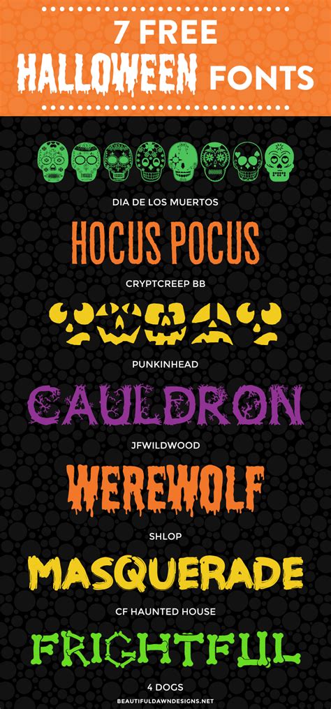 Best Free Halloween Fonts Printable Templates