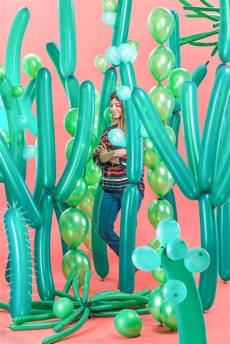 Our cactus farms aren't getting any bigger anytime soon xd so good luck! 20 Creative Balloon DIYs to Rock at Your Summer Party ...