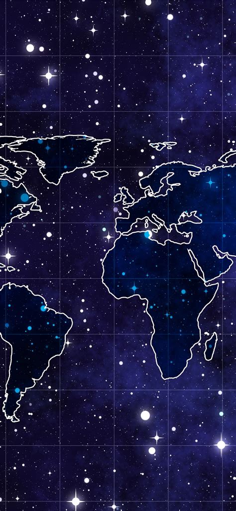 Check out our world map wallpaper selection for the very best in unique or custom, handmade pieces from our wall décor shops. World Map, starry, space 1242x2688 iPhone XS Max wallpaper ...