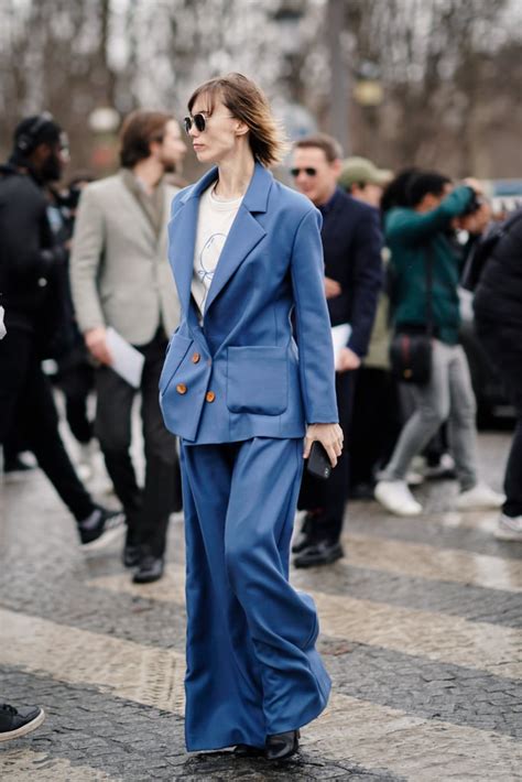 For A Look That Means Business Style A Blue Oversize Blazer With How To Wear Oversize Blazer