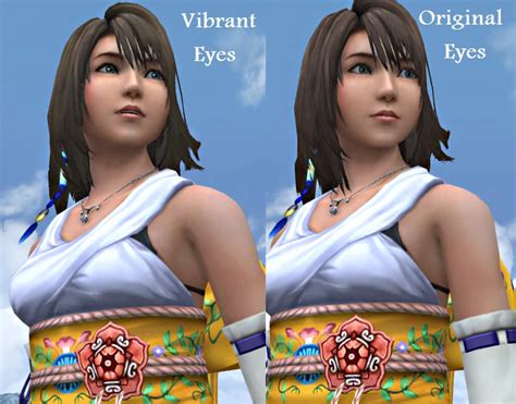Ffx Vibrant Yuna Eyes At Final Fantasy Xx 2 Hd Remaster Nexus Mods