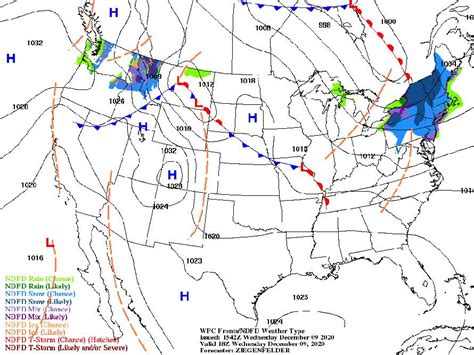 National Weather Service National Forecast Maps
