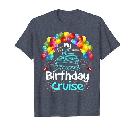 Festive My Birthday Cruise Ship Party T Shirt