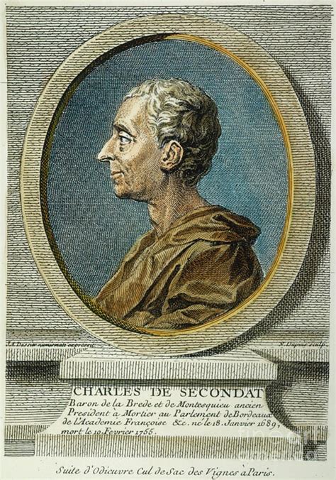 Baron De Montesquieu Part Of A Series On The Philosophy Of By Nick