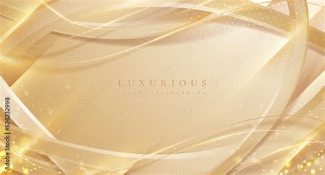 Luxury Background With D Style Elegant Light Gold Shade Background