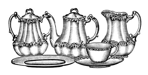 Tea Set Clipart