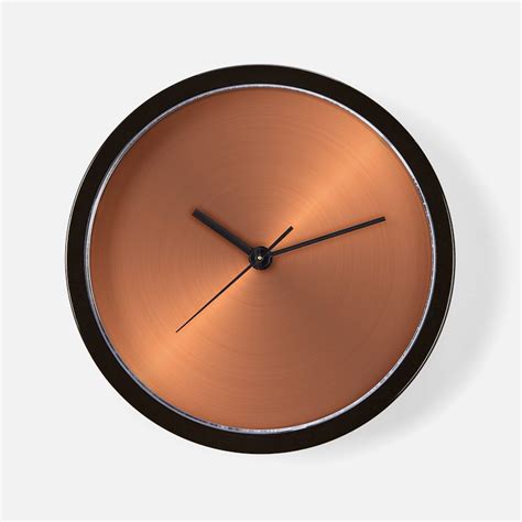 Copper Clocks Copper Wall Clocks Large Modern Kitchen Clocks