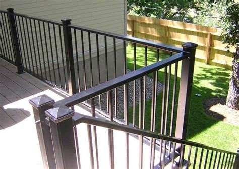 Image Result For Black Iron Railing Classic Deck