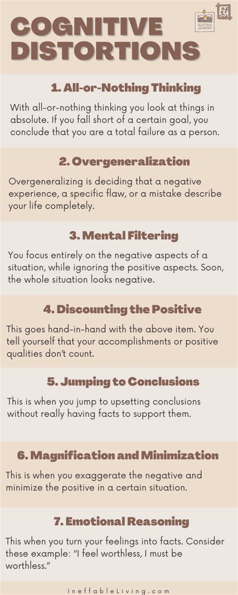 What Causes Cognitive Distortions Top 10 Common Cognitive