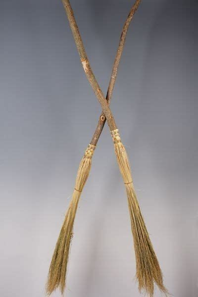 Cobweb Broom ~ Small Ritual Besom ~ Natural Broom Cobweb Broom Corn