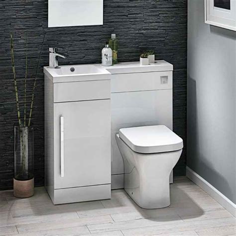 Harbour Icon 900mm Spacesaving Combination Bathroom Toilet And Sink Unit