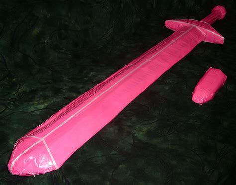 Boffer Pink Crystal Sword For Larp Or Cosplay
