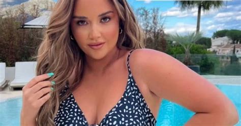 Jacqueline Jossa Sizzles In Plunging Cut Out Swimsuit As She Shows Off Incredible Curves Daily