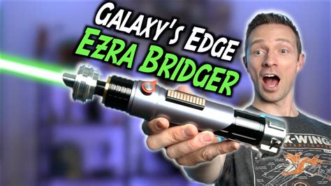 NEW Ezra Bridger Legacy Lightsaber From Star Wars Galaxy S Edge YouTube