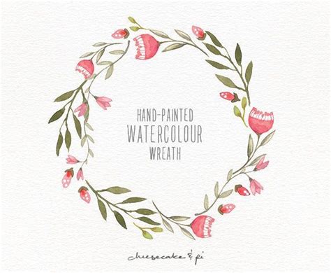 Floral Wreaths Watercolors And Wreaths On Pinterest Painted Floral
