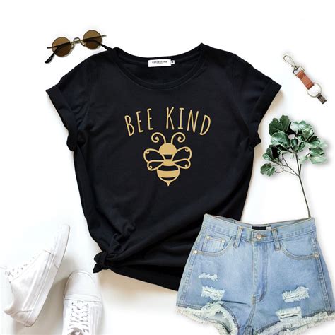 Bee Kind Shirt Bee Shirt T Woman Tshirt Birthday T Shirt Etsy
