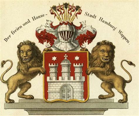 Hamburg Wappen Von Hamburg Coat Of Arms Crest Of Hamburg