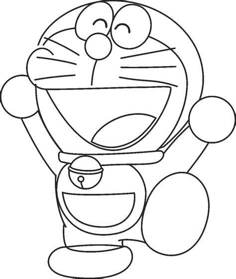 Mewarnai Doraemon Gambar Mewarnai Doraemon Yang Mudah Beserta Contoh