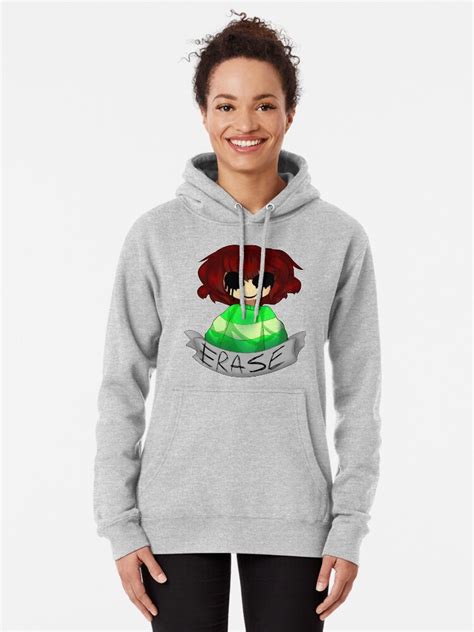 Undertale Chara Erase Pullover Hoodie By Kieyrevange Redbubble