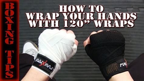 Boxing Tip How To Wrap Your Hands With 120 Wraps Boxing Hand Wraps