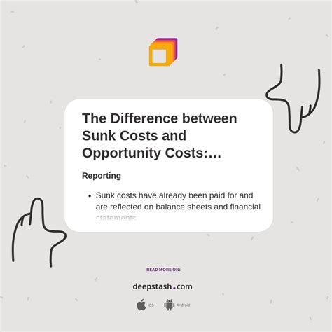 The Difference Between Sunk Costs And Opportunity Costs Reporting And