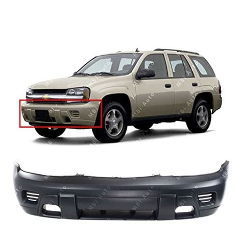 Mbi Auto Primered Front Bumper Cover Replacement For 2002 2008 Chevy