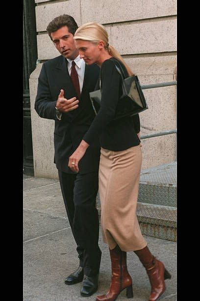 John John And Carolyn Kennedy Leaving Their New York Apartment In Carolyn Bessette Kennedy