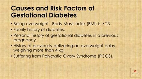 Ppt Gestational Diabetes Causes And Risk Factors Of Gestational