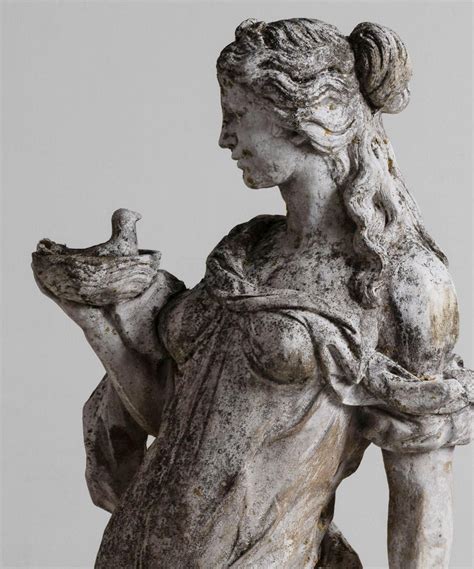 Cast Stone Garden Statue Of Artemis England Circa 1950
