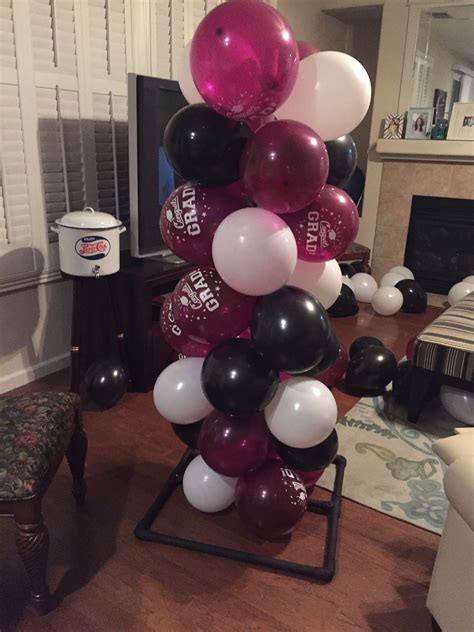 Maybe you would like to learn more about one of these? Graduation balloon column DIY | Graduation diy, Graduation balloons, Balloon columns