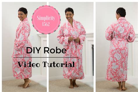 diy robe video tutorial simplicity 1562 anita by design