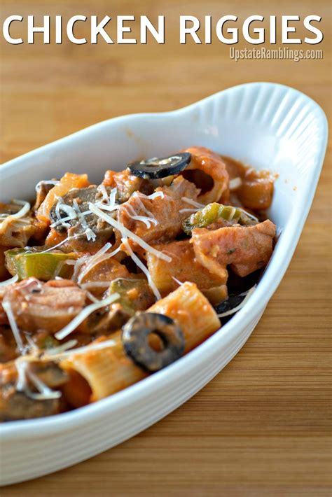 Maybe you would like to learn more about one of these? Spicy Chicken Riggies - Upstate Ramblings