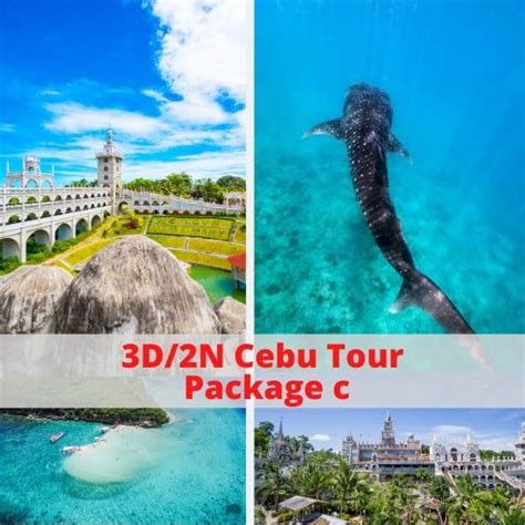3d2n Cebu Tour Package C City Tour Oslob Simala