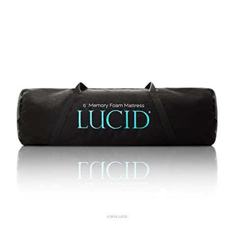 Lucid 6 Inch Memory Foam Mattress Dual Layered Certipur Us