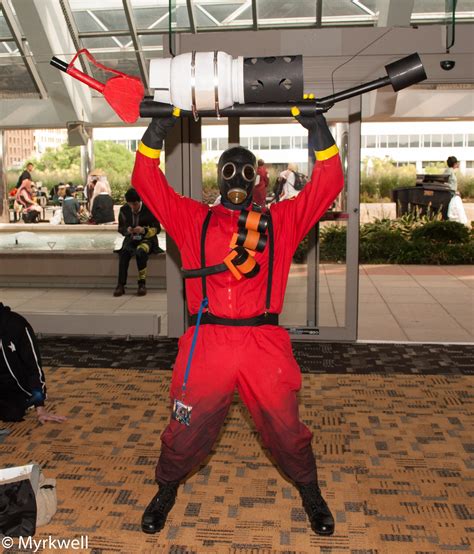 Pyro Cosplay From Team Fortress At Otakon 2014 Team Fortress 2