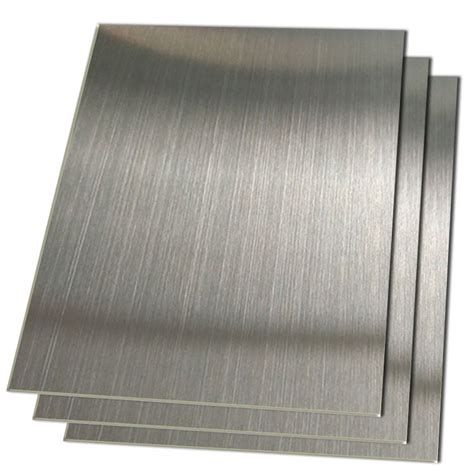 304 Stainless Steel Sheet 10mm Thickness Hairline Finish Plate Laser