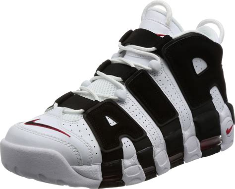 Nike 414962 105 Men Air More Uptempo White Black Red Uk