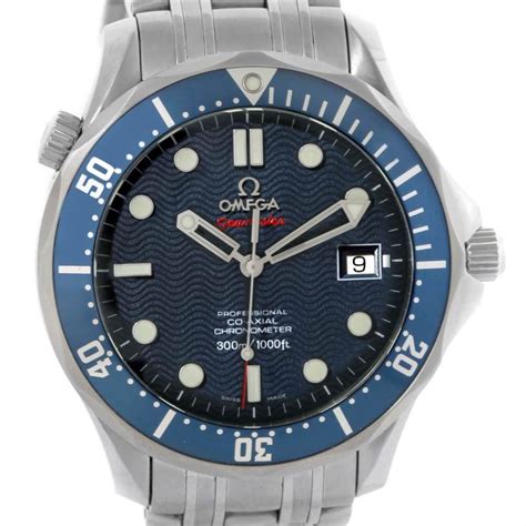 Omega Seamaster James Bond 300m Co Axial Blue Dial Watch 22208000