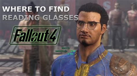 Fallout 4 Where To Find Reading Glasses Youtube