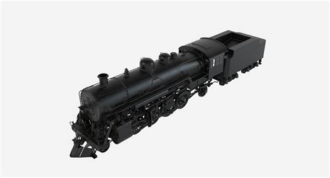 Icrr Mikado Steam Locomotive 1518 Modelo 3d 99 Obj 3ds Max Fbx