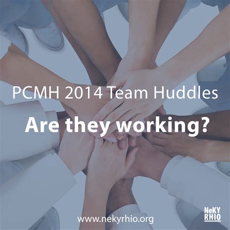 Pcmh 2014 Team Huddles Are They Working Kentucky Rhio