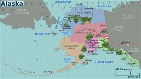 Alaska Regions Map •