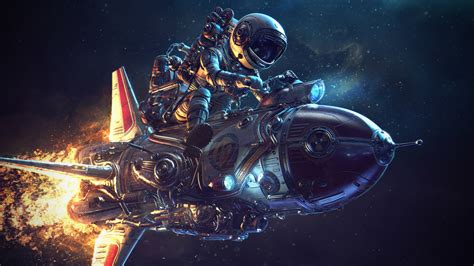 Astronaut Rocket Science Fiction 4k Hd Artist 4k Wallpapers Images