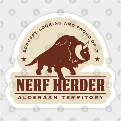 Nerf Herder Star Wars Sticker Teepublic