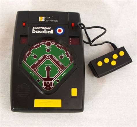 Entex Baseball Electronic Video Game 1979 Vintage Handheld Model 8001
