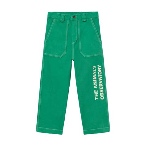 The Animals Observatory Ant Kids Pants Green Kodomo