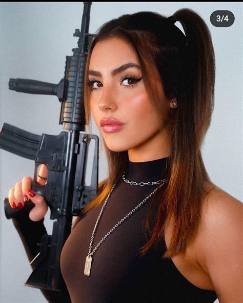 Sexy Woman With Gun Monicalafilthersum