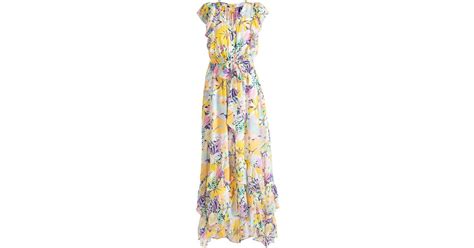 Shoshanna Synthetic Diana Floral Maxi Dress Lyst